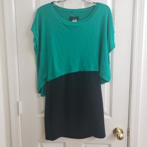 Green/black knit B Darlin size 5/6 dress